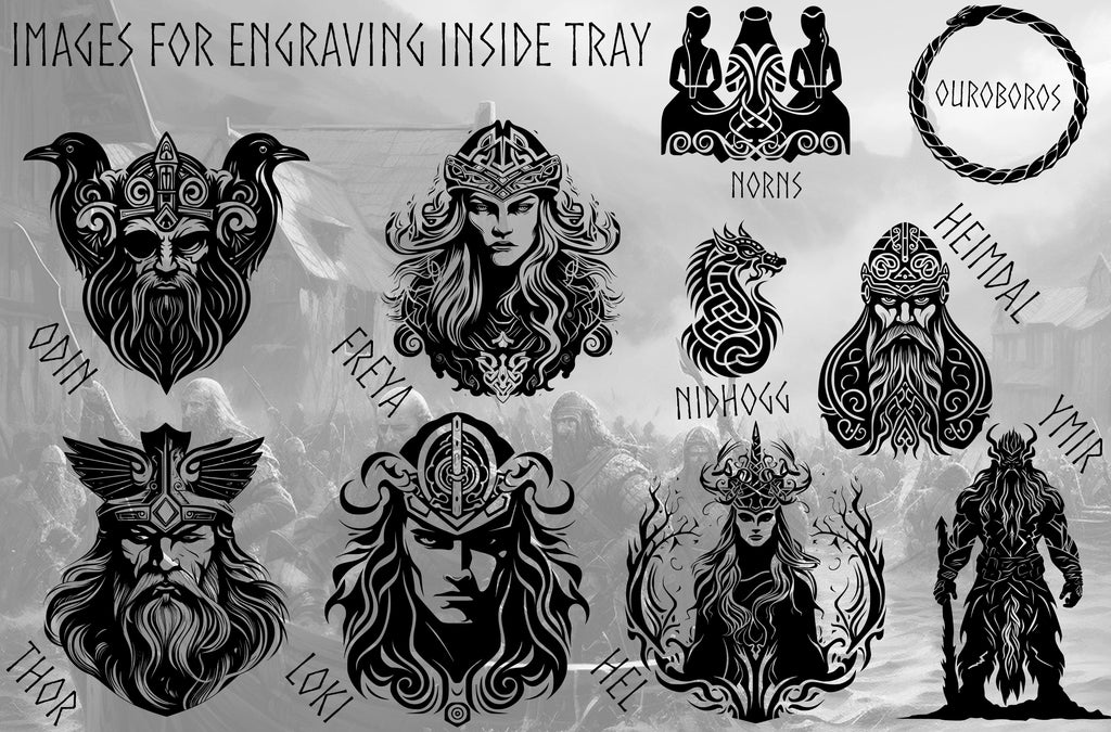 Nordic style dice tray and storage