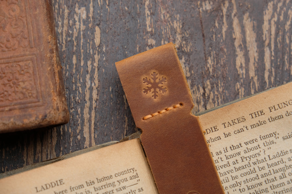 Personalized Leather Bookmark