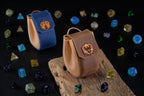 Custom Leather Dice Bag: Handmade D&D Dice Pouch