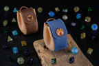 Custom Leather Dice Bag: Handmade D&D Dice Pouch
