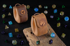 Custom Leather Dice Bag: Handmade D&D Dice Pouch