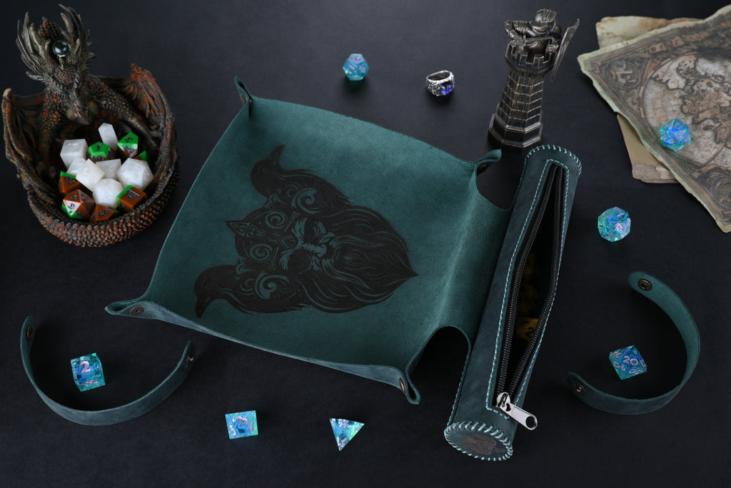 Nordic style dice tray and storage