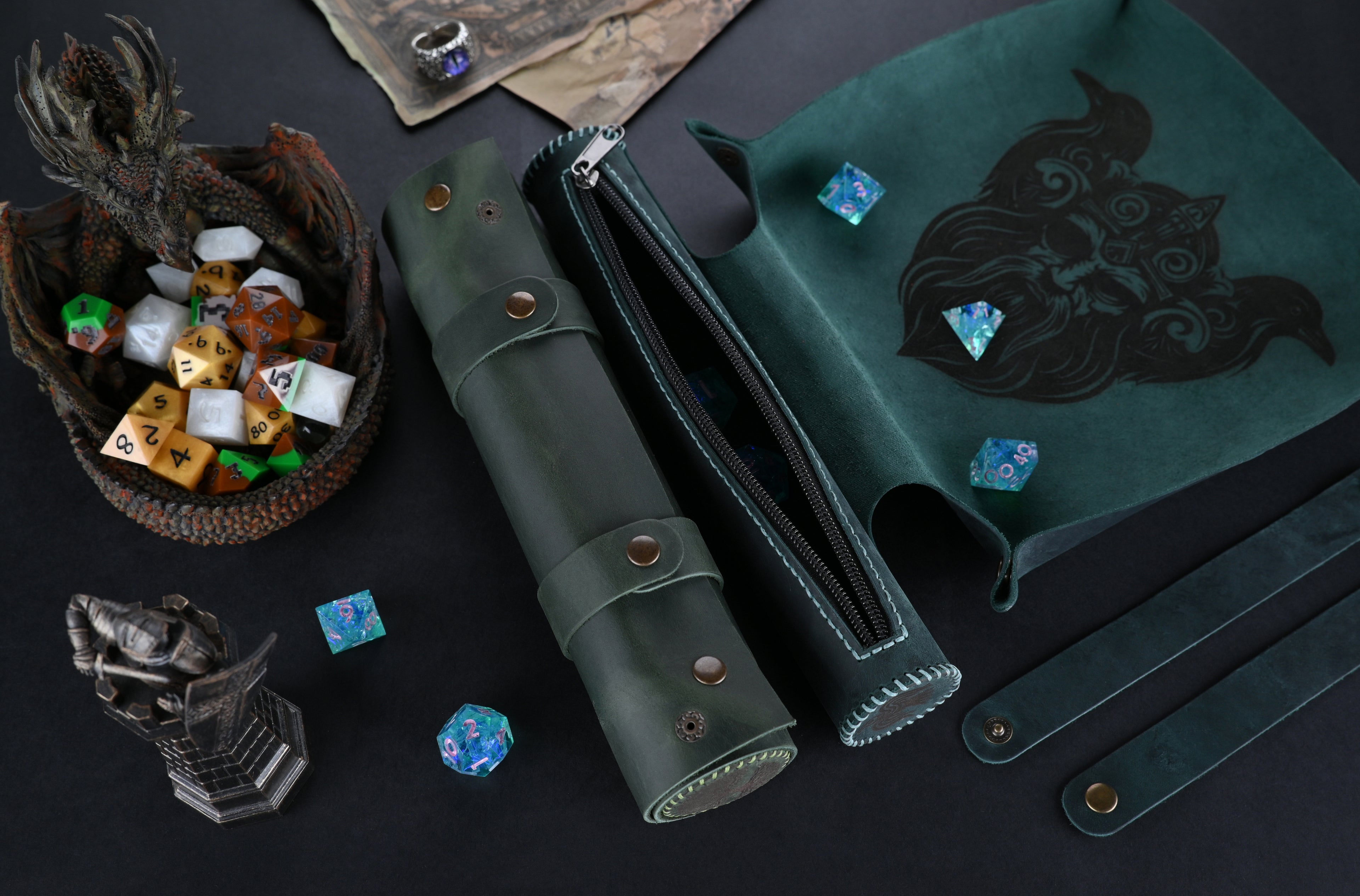 Nordic style dice tray and storage