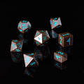 Nordic Style DnD Dice set, DnD Leather dice tray, Dice DnD Vault, Dice Box