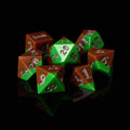 Grass Block Style DND Dice Set