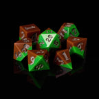 Grass Block Style DND Dice Set