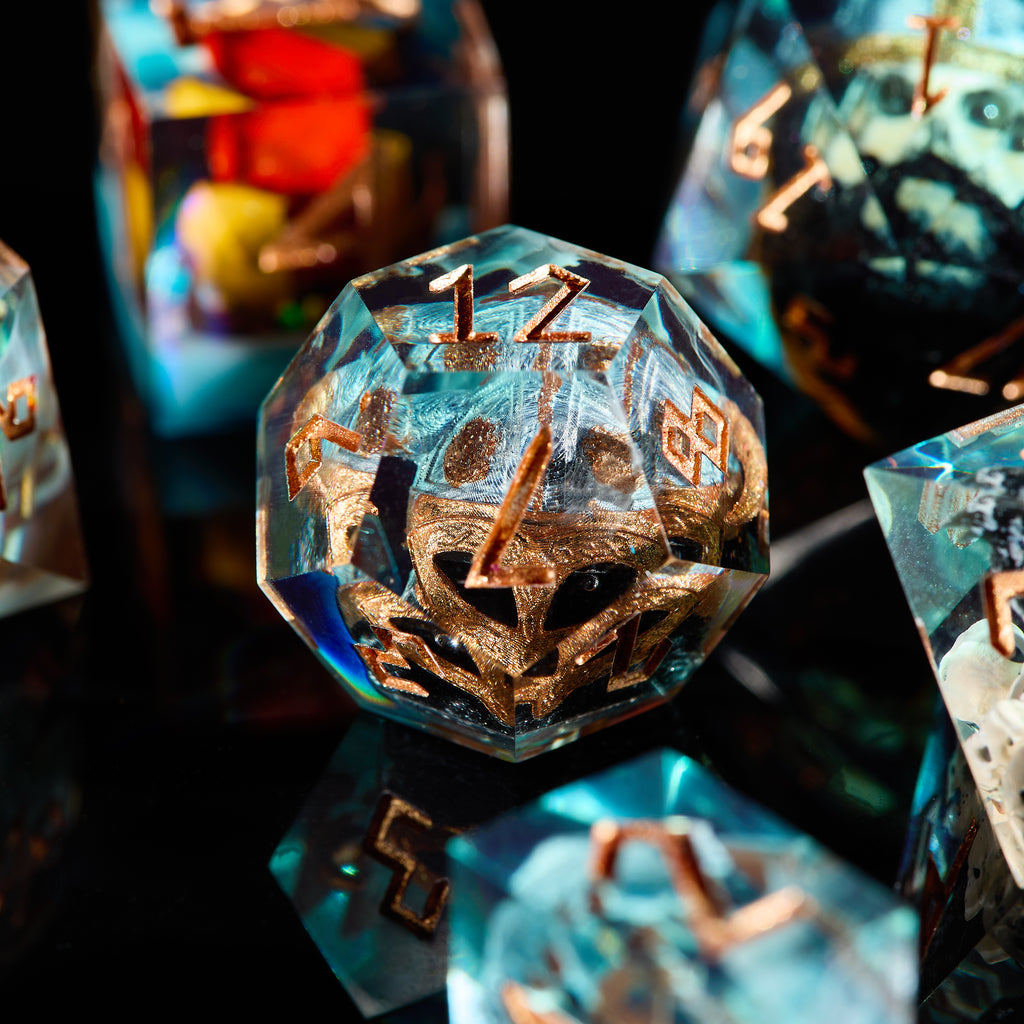 Viking DnD Dice Set: Norse Runes, Win-Lose D20