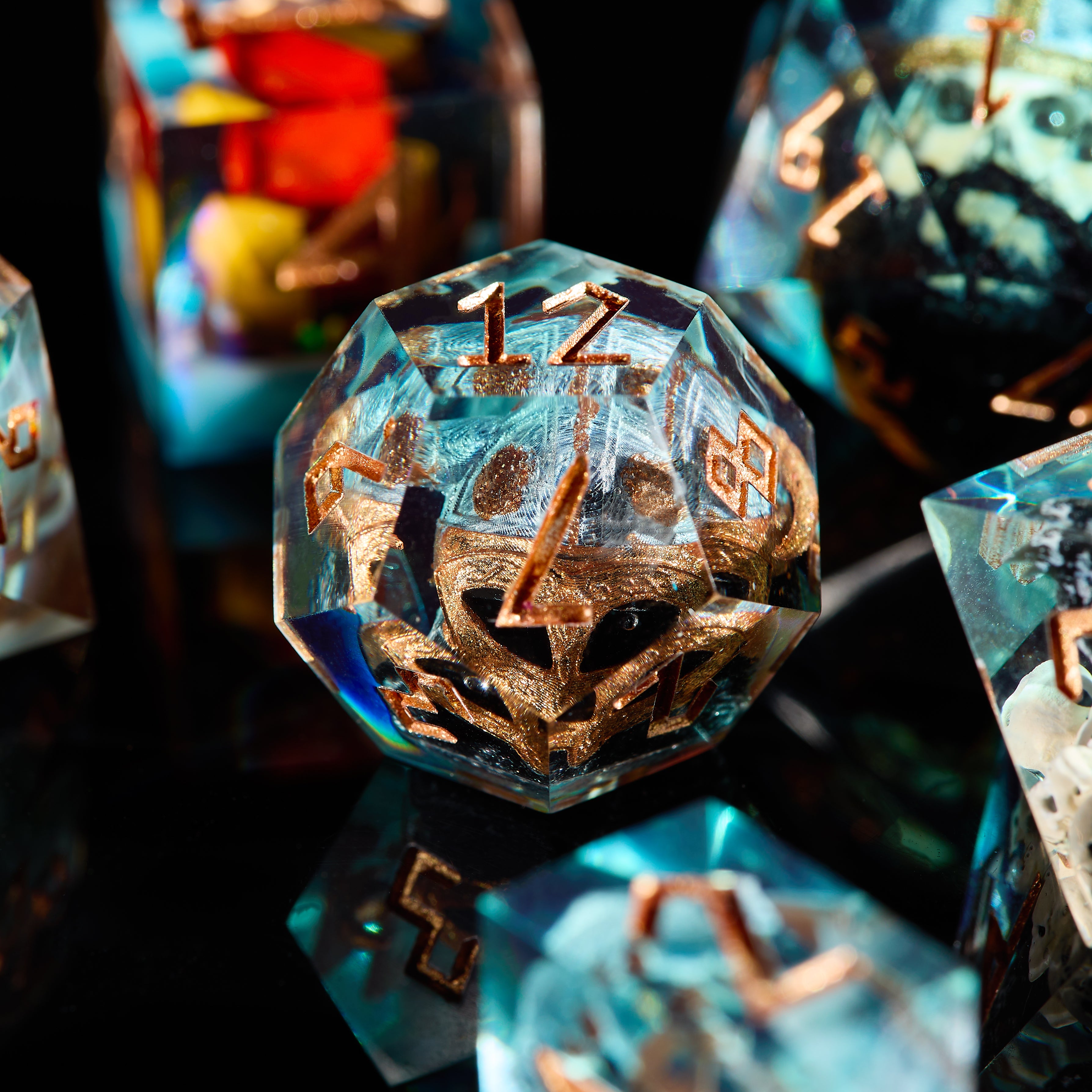 Viking DnD Dice Set: Norse Runes, Win-Lose D20
