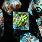 Viking DnD Dice Set: Norse Runes, Win-Lose D20