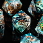 Viking DnD Dice Set: Norse Runes, Win-Lose D20
