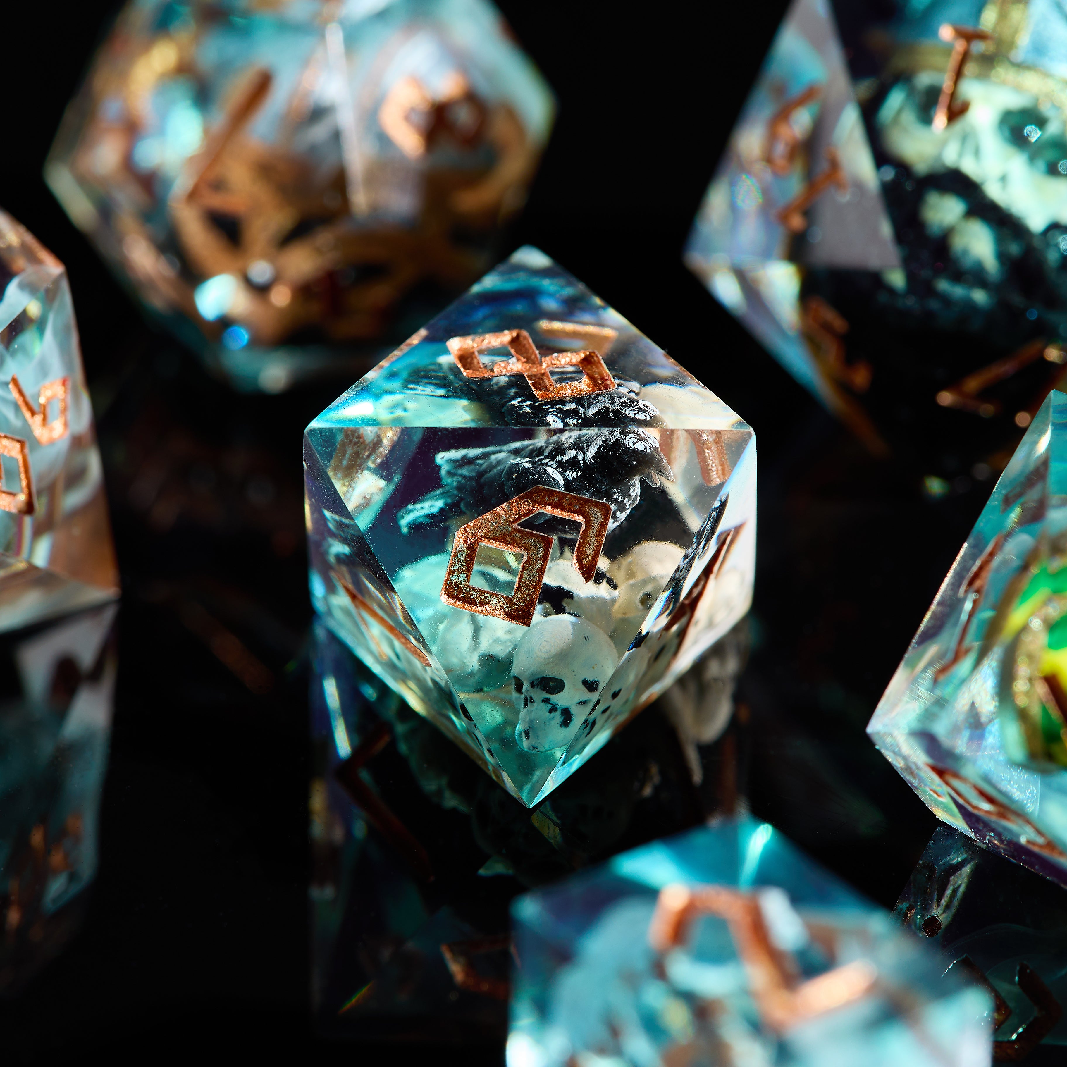 Viking DnD Dice Set: Norse Runes, Win-Lose D20